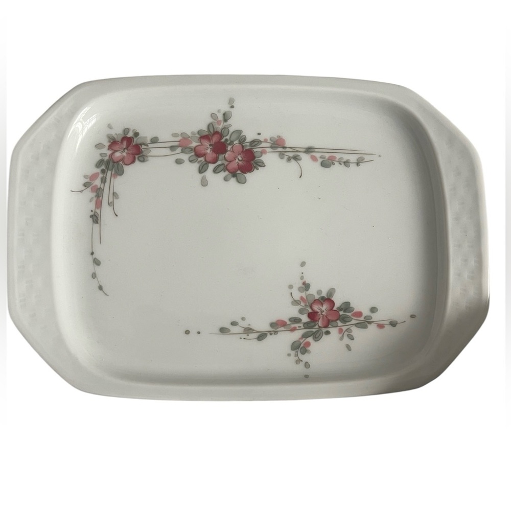 Vintage Raphaela Porcelain Floral Serving / Trinket Tray